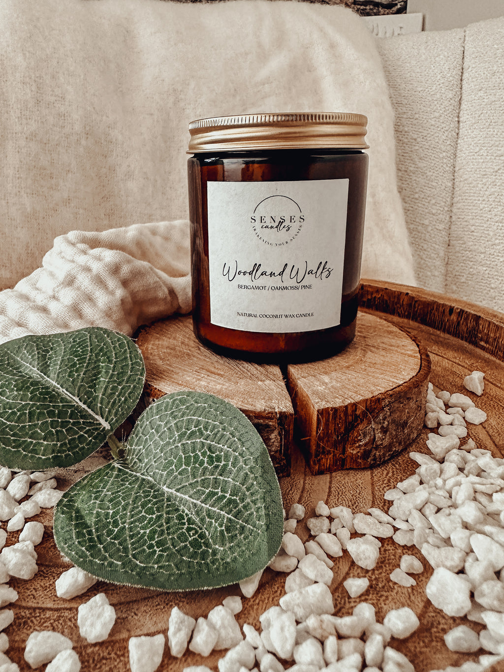 Bergamot Pine Candle - Natural Coconut Wax Candle | By Senses