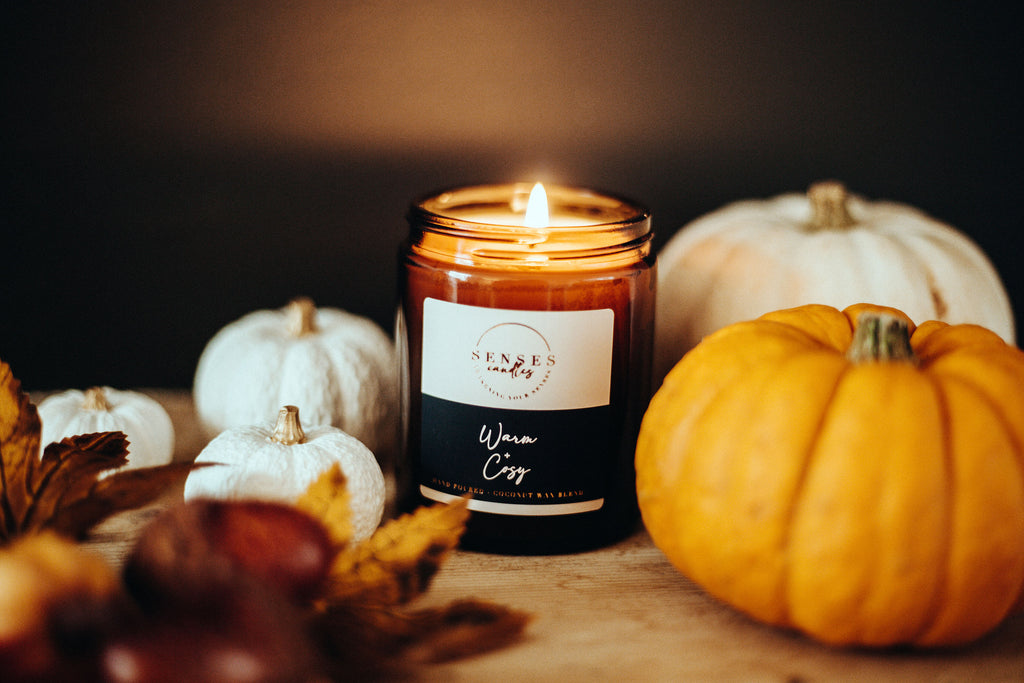 Pumpkin Spice Warm & Cosy Candle - Natural Coconut Wax Candle