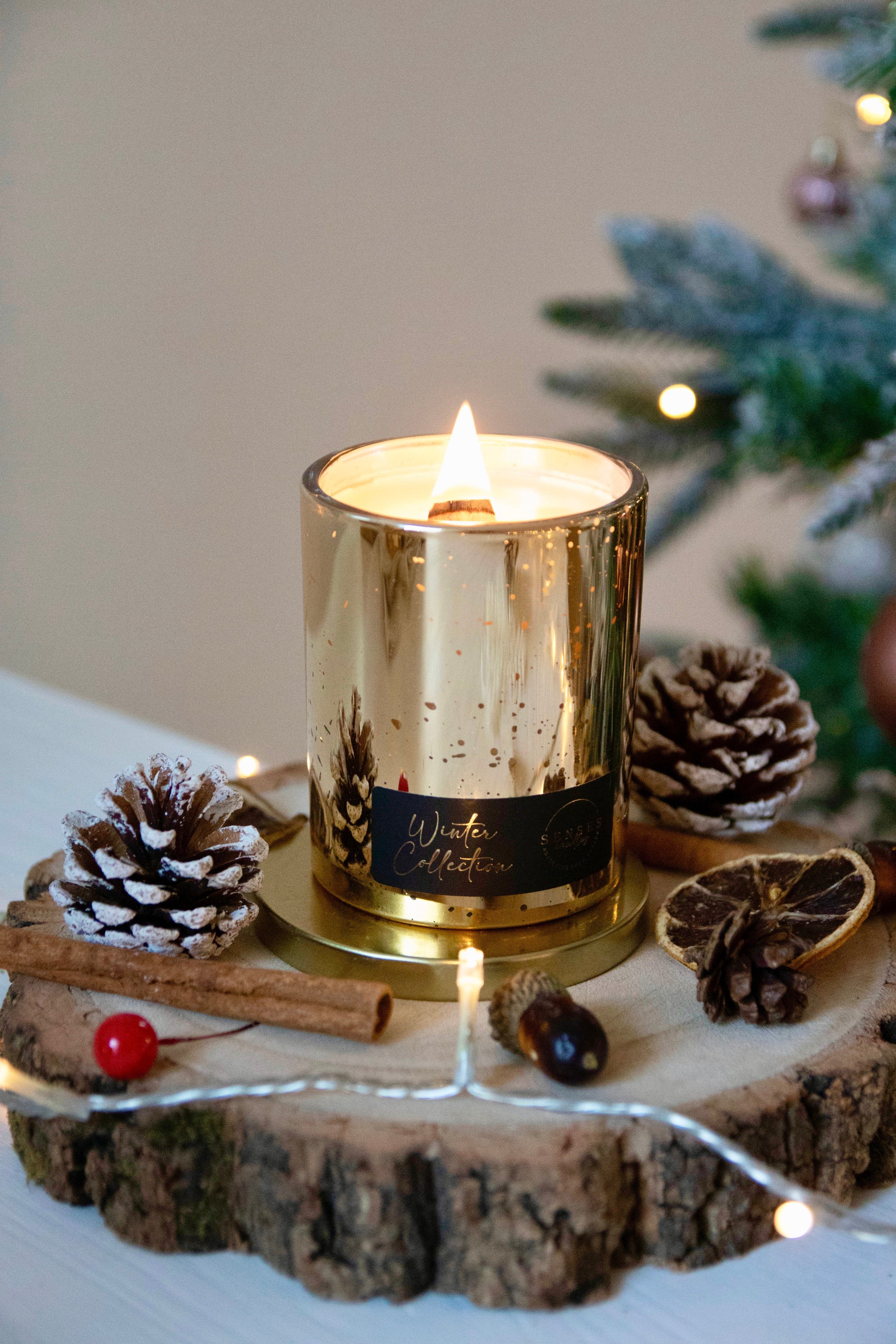 Mulled Wine Candle - Wood Wick Coconut Wax Candle