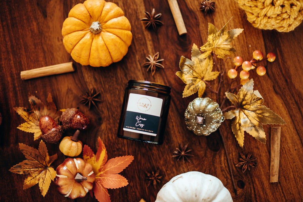Pumpkin Spice Warm & Cosy Candle - Natural Coconut Wax Candle