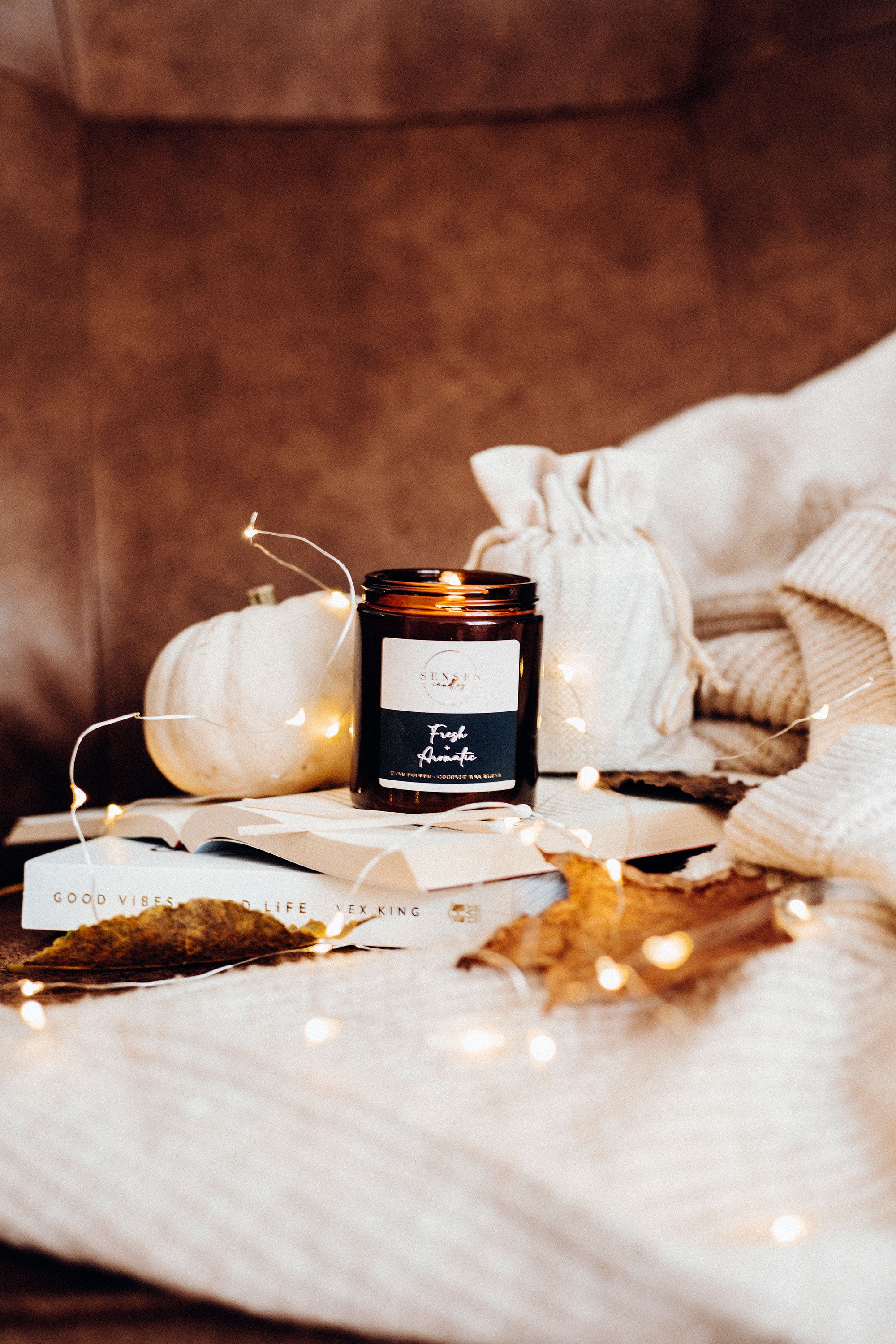 Lemongrass Ginger Candle - Natural Coconut Wax Candle