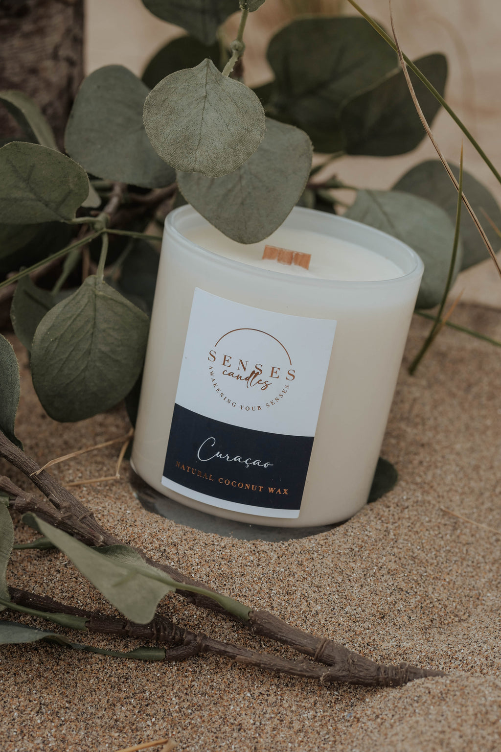 Curaçao Luxury Candle - Fresh Mango & Lime | Hand-Poured Natural Wax
