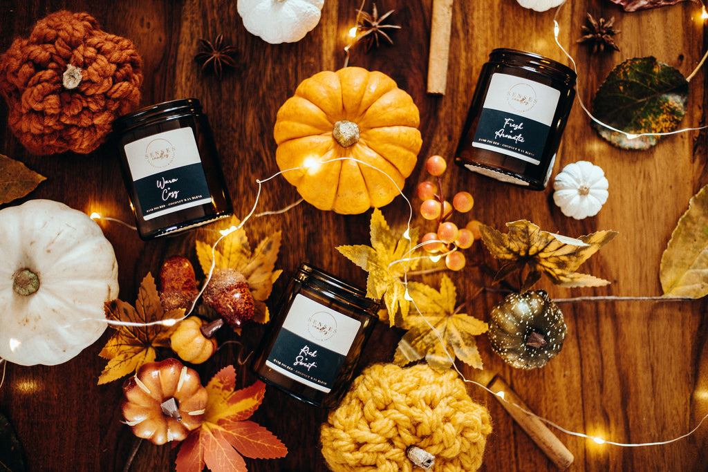 Pumpkin Spice Warm & Cosy Candle - Natural Coconut Wax Candle