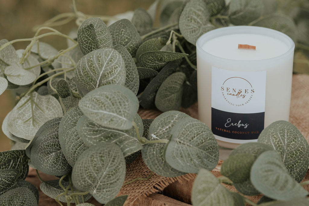 Erebus - Lemon Oak Candle - Luxury Wood Wick Candle | By Senses