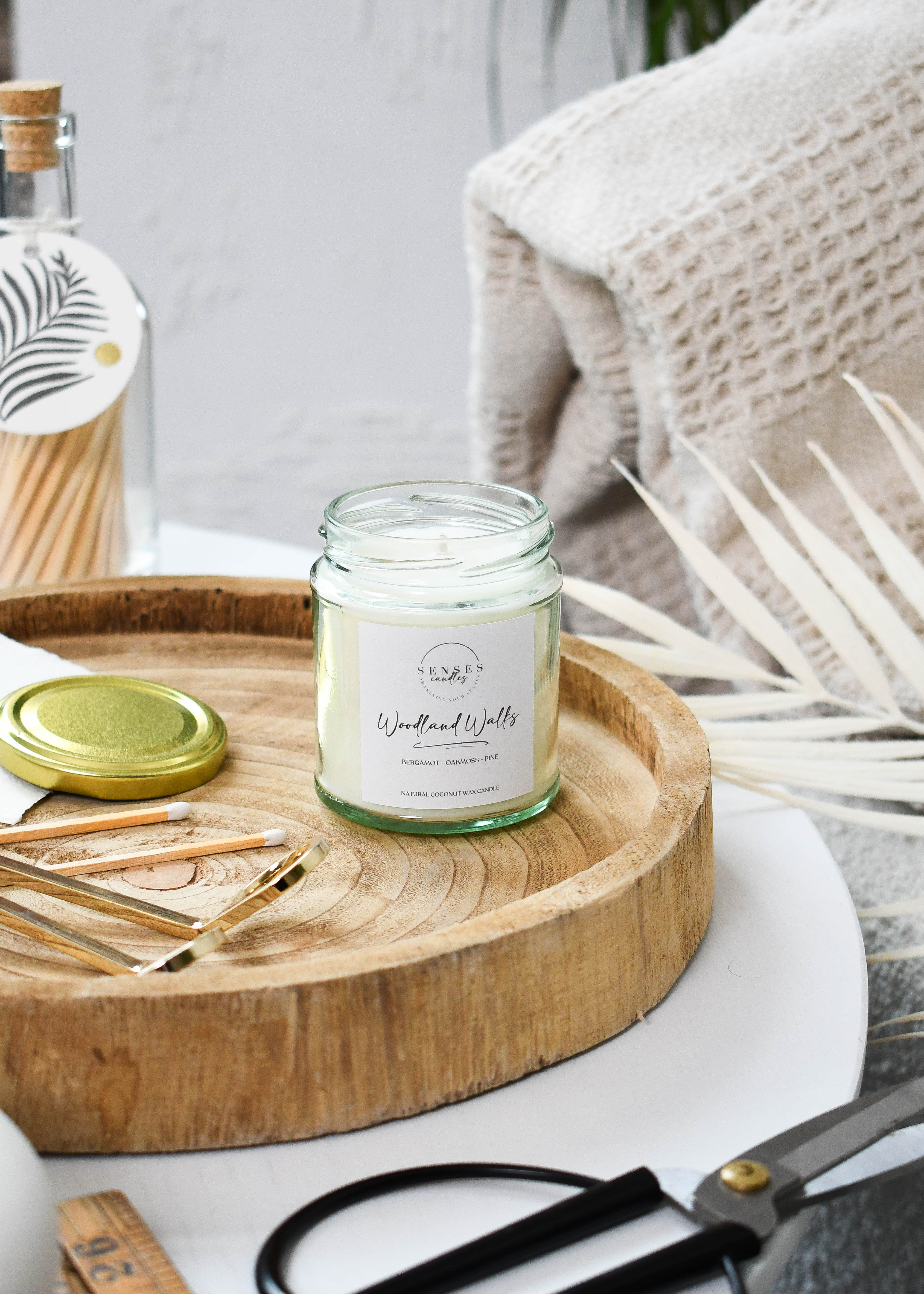 Bergamot Pine Candle - Natural Coconut Wax Candle | By Senses