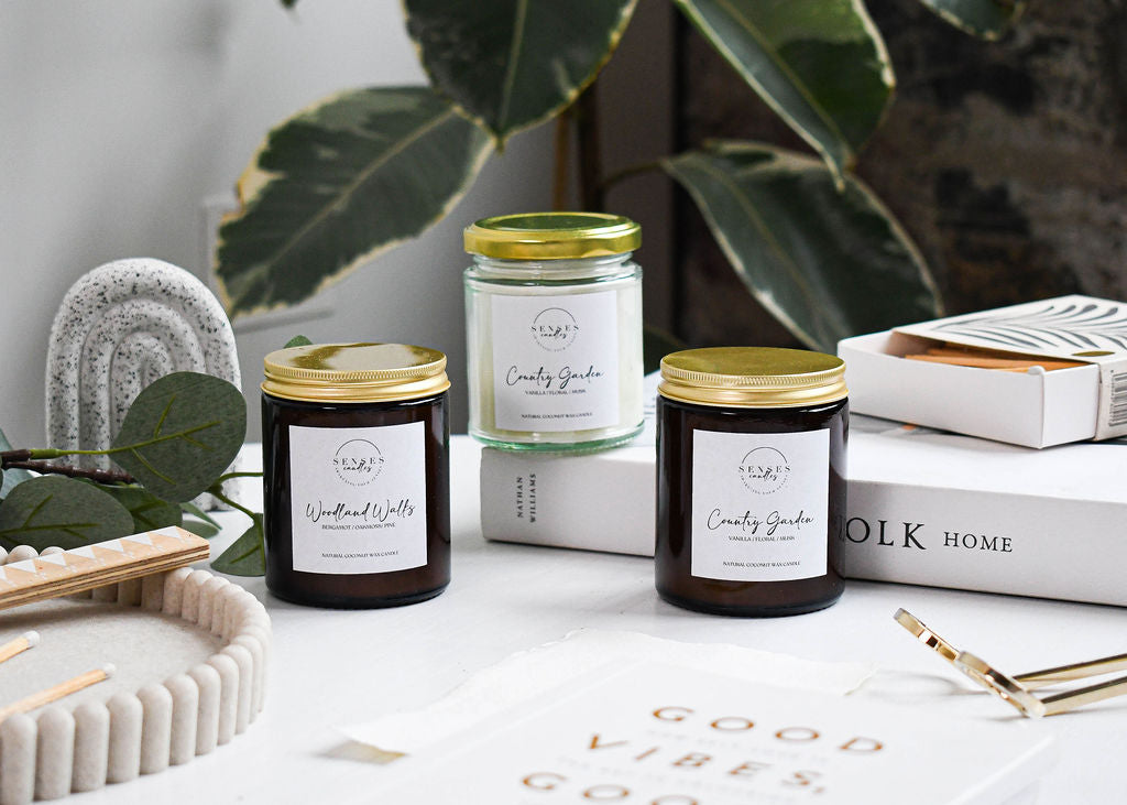 Bergamot Pine Candle - Natural Coconut Wax Candle | By Senses