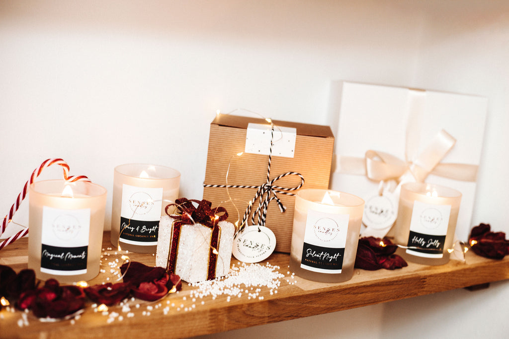 Pine Cedarwood Candle - Christmas Wood Wick Candle