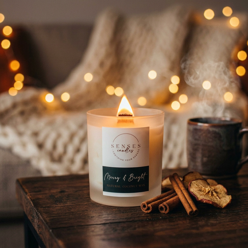 Lit cosy-room scene